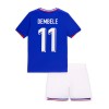 Maillot de Supporter France Dembele 11 Domicile Euro 2024 Pour Enfant